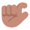Pinching Hand- Medium Skin Tone emoji on Microsoft